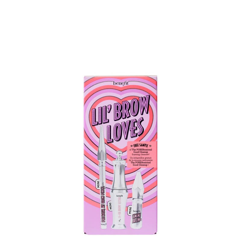 Benefit Lil Brow Loves Mini Brow Set 4 Warm Deep Brown 27g