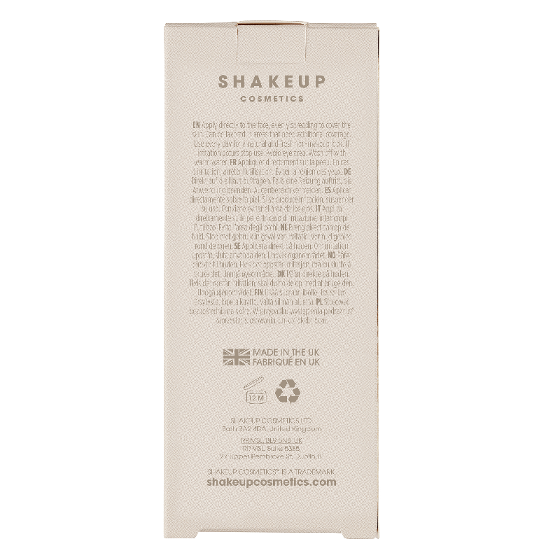 Shake Up Cosmetics Lets Face It BB Tinted Moisturiser Bronze 50ml