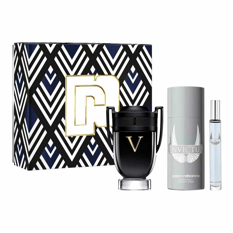 Rabanne Invictus Victory 100ml EDP Gift Set 3pcs