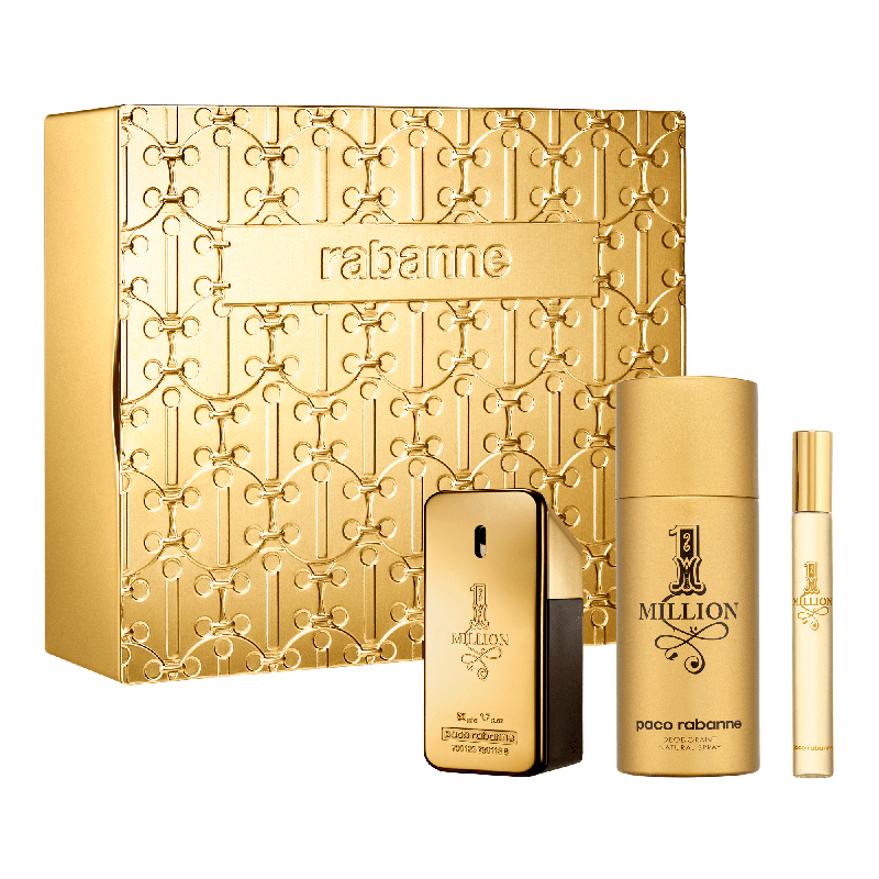 Rabanne 1 Million EDT 50ml Gift Set 3pcs