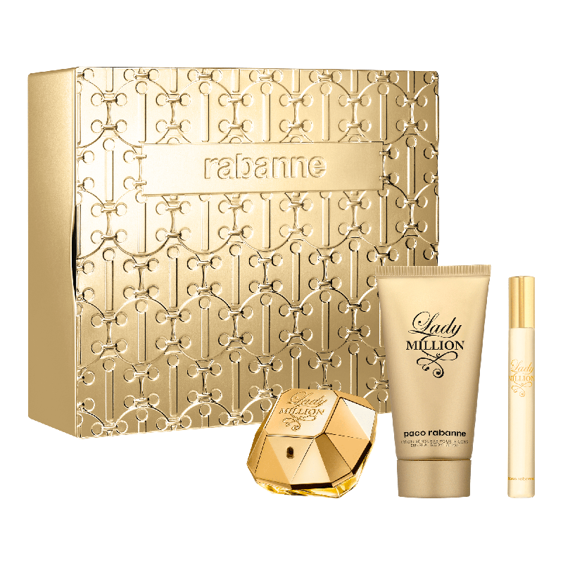 Rabanne Lady Million EDP 50ml Gift Set 3pcs