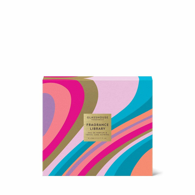 Glasshouse Fragrance EDP Library (8x 5ml) + Travel Case Keyring 40ml