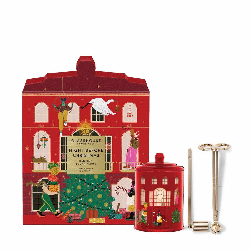 Glasshouse Night Before Christmas Candle Care Gift Set 380g