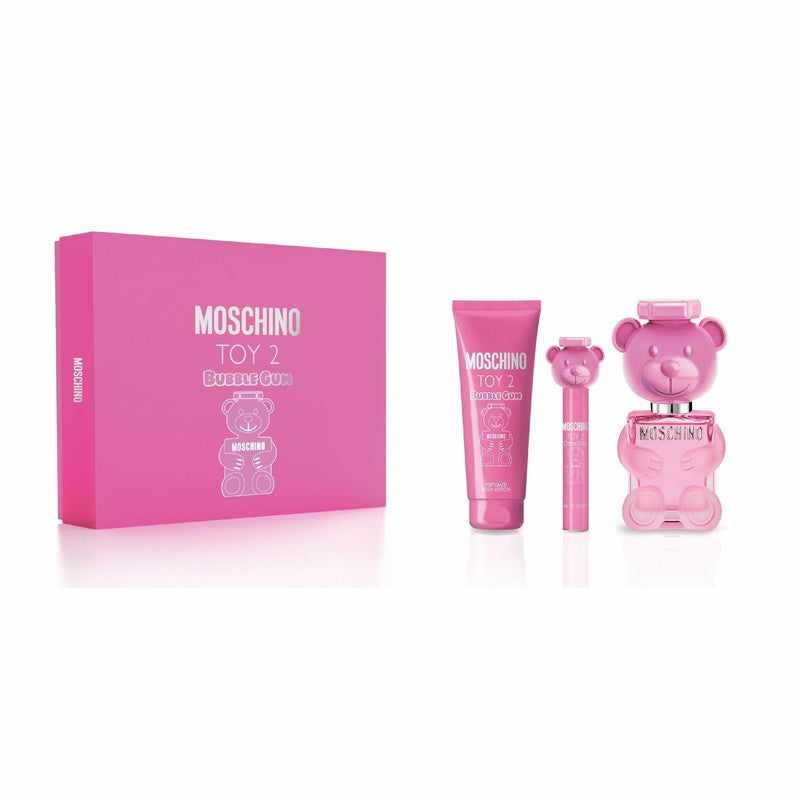 Moschino Toy 2 Bubble Gum 100ml EDT Deluxe Gift Set 3pcs
