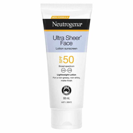Neutrogena Ultra Sheer Face Lotion SPF50 88ml