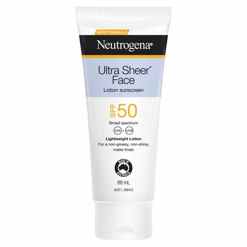 Neutrogena Ultra Sheer Face Lotion SPF50 88ml