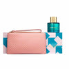 Karen Walker Runaway Azure 100ml EDP with Blush Pink Leather Purse Gift Set 2pcs