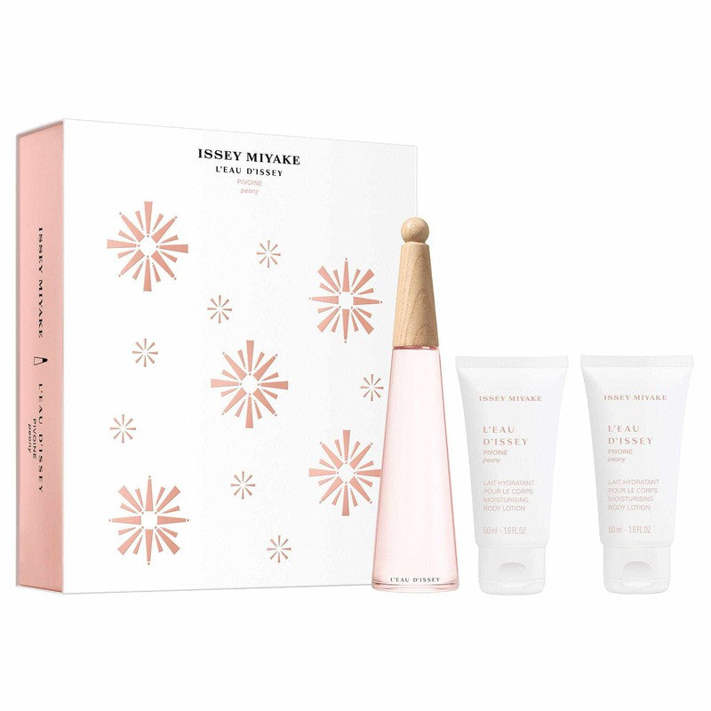 Issey Miyake L'Eau d'Issey Pivoine EDT Intense 50ml Gift Set 3pcs