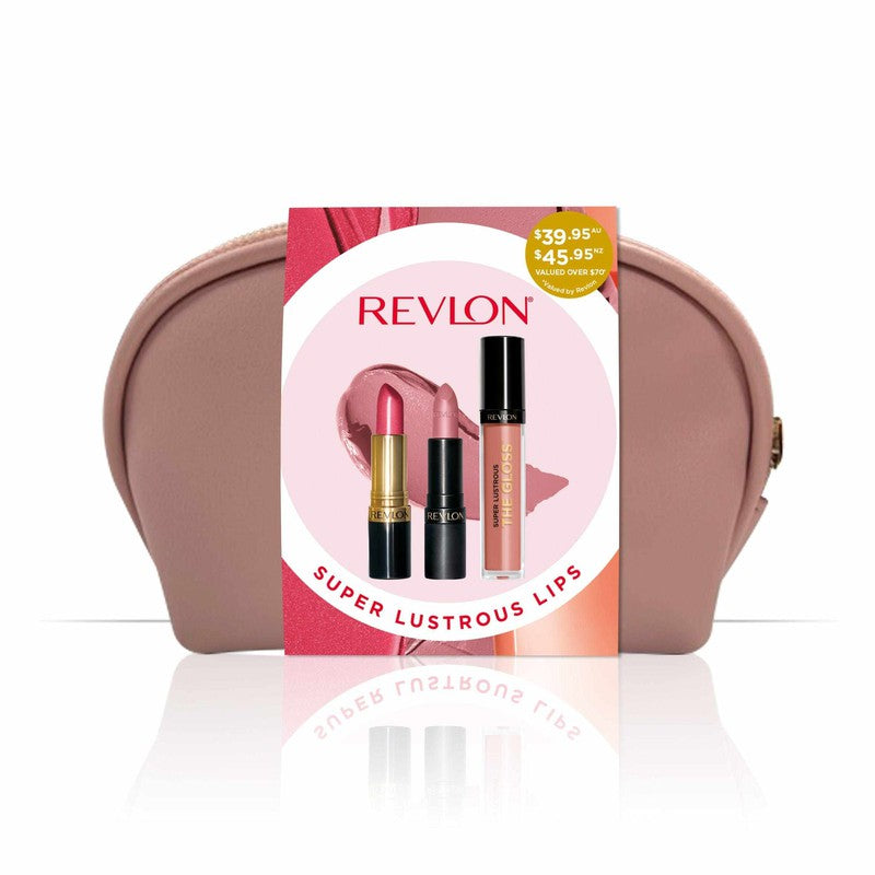 Revlon Super Lustrous Lips Gift Set 3pcs