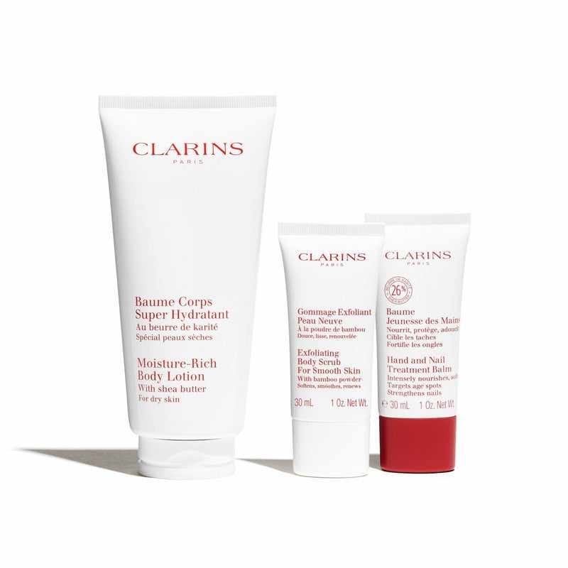 Clarins Moisture Rich Body Lotion Collection 4pcs