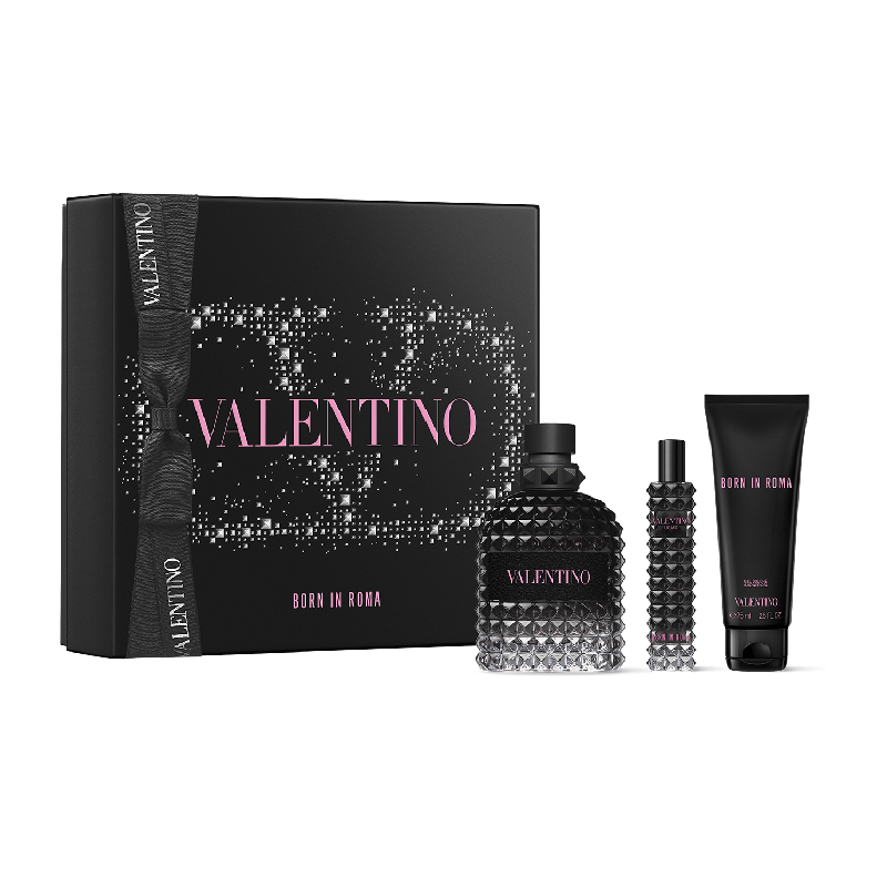 Valentino Born In Roma Uomo 100ml EDT Gift Set 3pcs