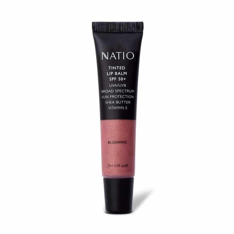 Natio Tinted Lip Balm SPF50+ Blushing 15ml