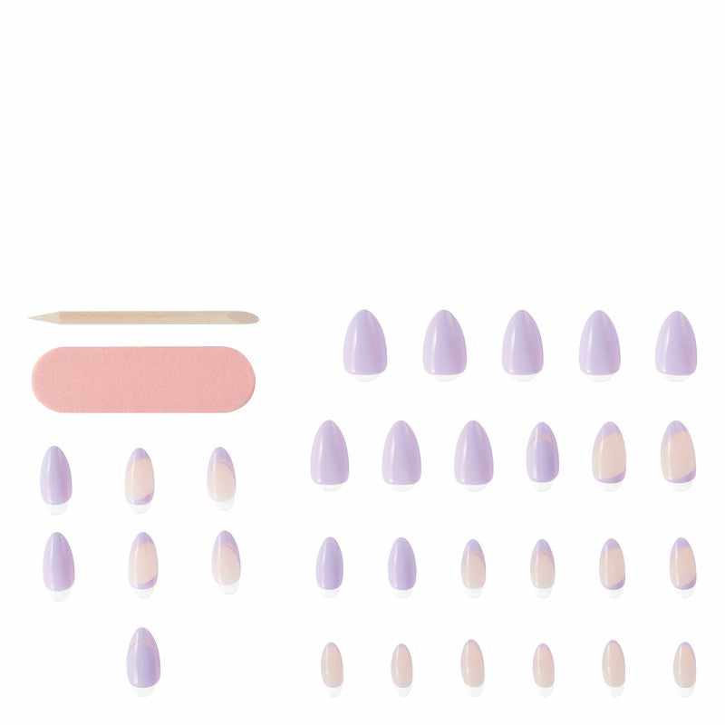 Glam by Manicare Glam Ready Pre-Glued Nails Off the Runway 30pcs