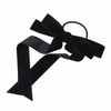 Adorn by Mae Elastic Velvet Bow Black