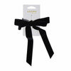 Adorn by Mae Elastic Velvet Bow Black