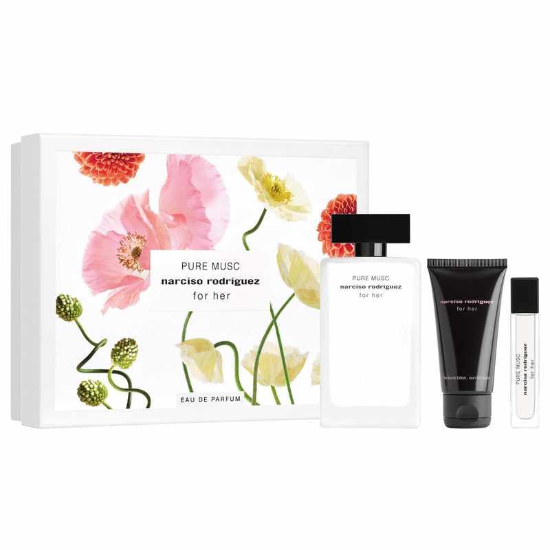 Narciso Rodriguez For Her Pure Musc EDP 100ml Gift Set 3pcs