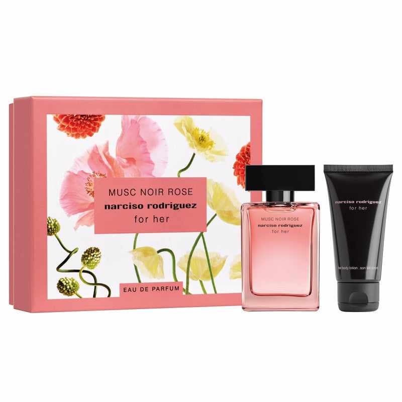 Narciso Rodriguez For Her Musc Noir Rose EDP 50ml Gift Set 3pcs