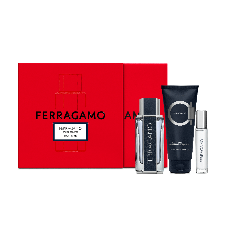 Ferragamo Mens EDT Holiday Gift Set 3pcs