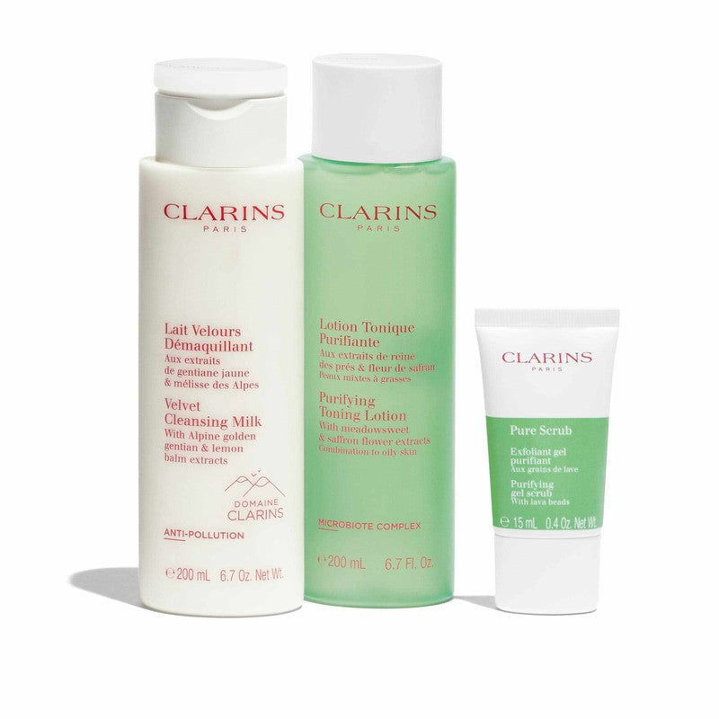 Clarins Cleansing Essentials Oily Skin 4pcs