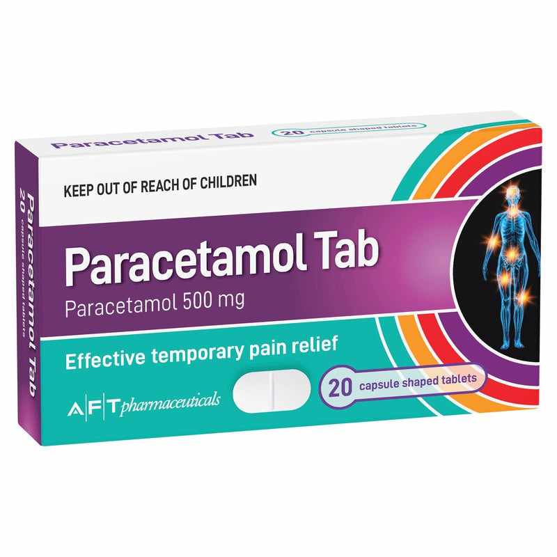 AFT AFT Paracetamol 500mg Tablets 20s 20025879