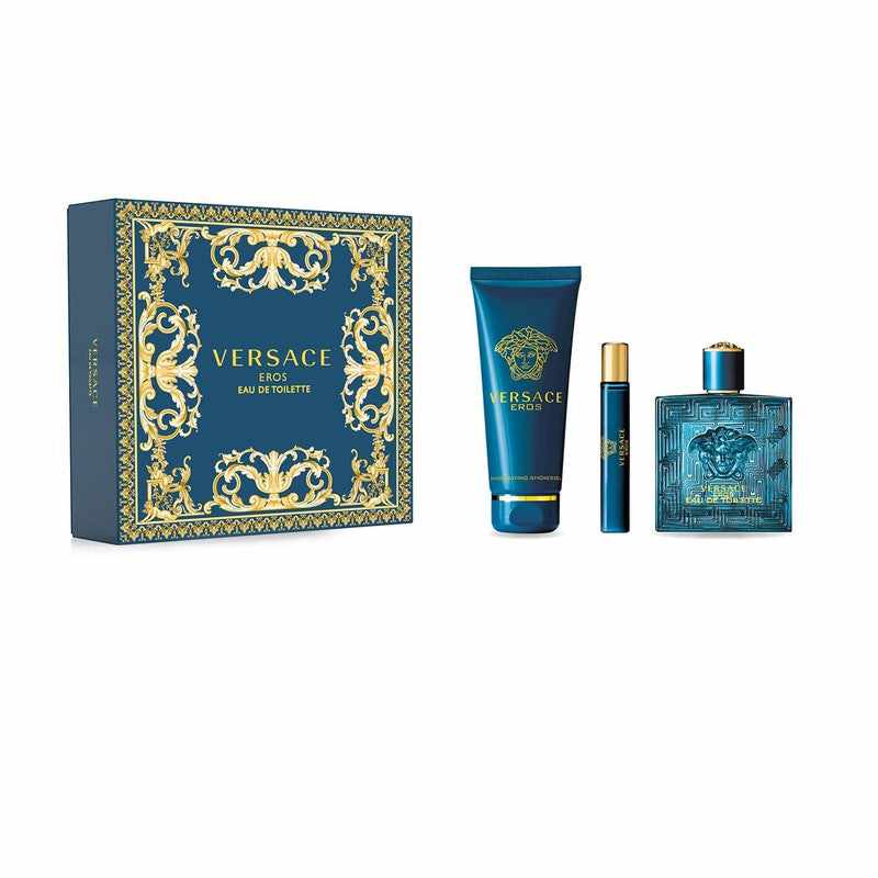 Versace Eros Pour Homme EDT 100ml Gift Set 3pcs