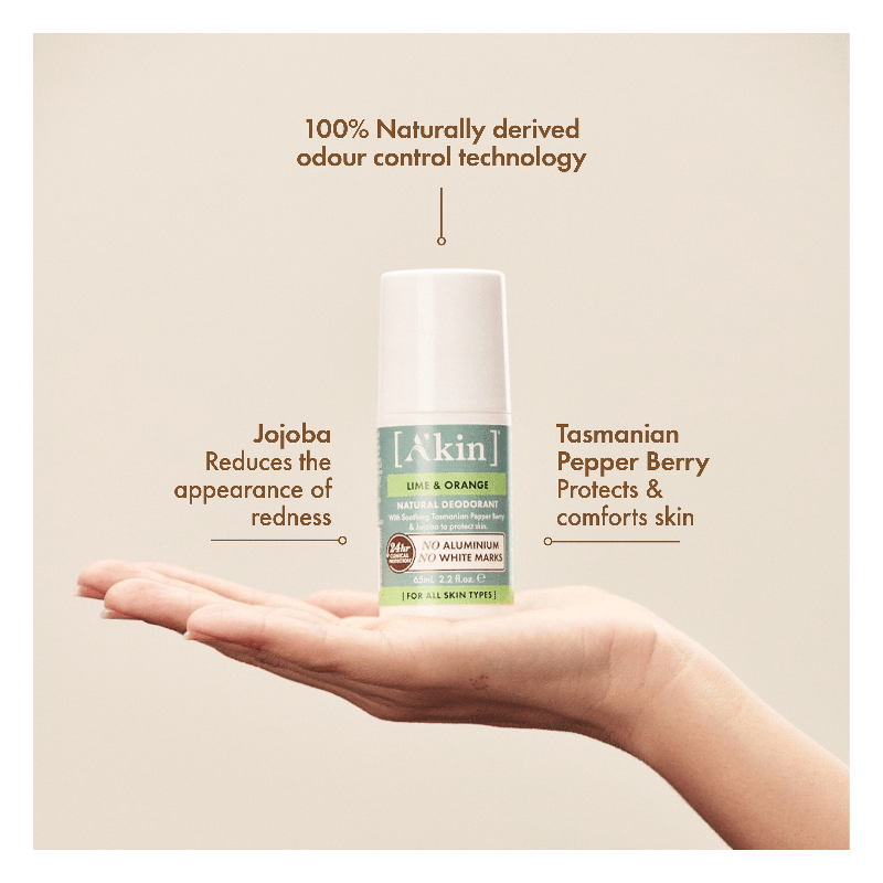 A'kin A'kin Deodorant Lime & Orange Roll-On 65ml 20026205