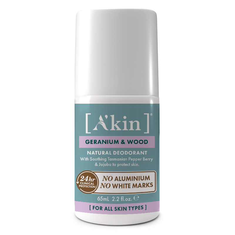 A'kin A'kin Deodorant Geranium & Wood Roll-On 65ml 20026206