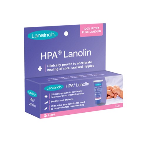 HPA Lanolin Nipple Cream, 40 g Tube, 2 Pack