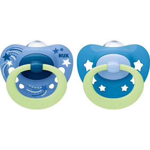 Nuk Signature Soother 0-6 Months 2 Pack - Assorted*