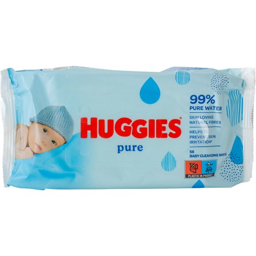 Huggies Baby Wipes Pure 56pk